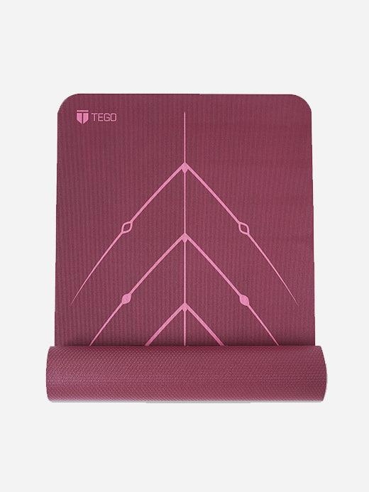 Stance Yoga Mat Truly Reversible Yoga Mat with GuideAlign™ TEGO